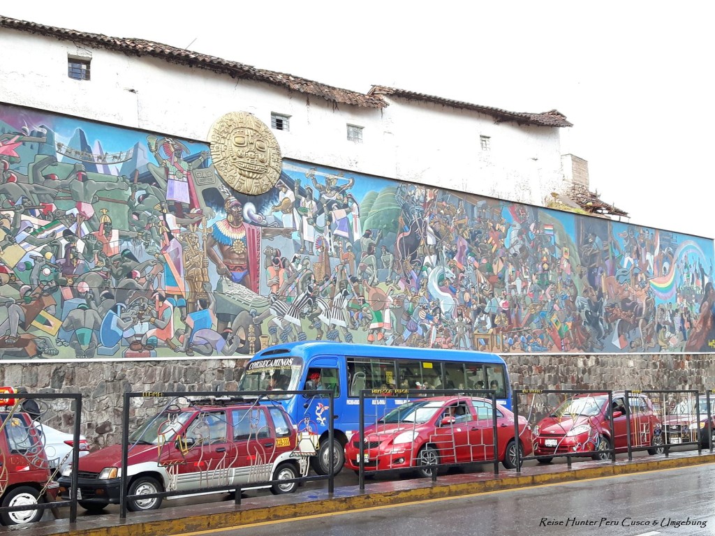 Reise Hunter Cusco Wandmalerei
