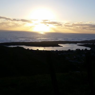 Reise Hunter Neuseeland Nordinsel Raglan Sunset
