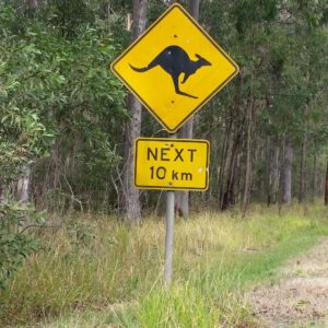 Reise Hunter Australien Känguruschild