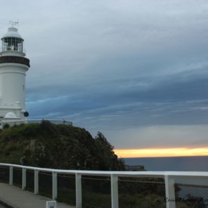 Reise Hunter Australien Byron Bay Leuchtturm mit Licht