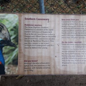 Reise Hunter Australien Bisbane Lone Pine Sanctuary Schild