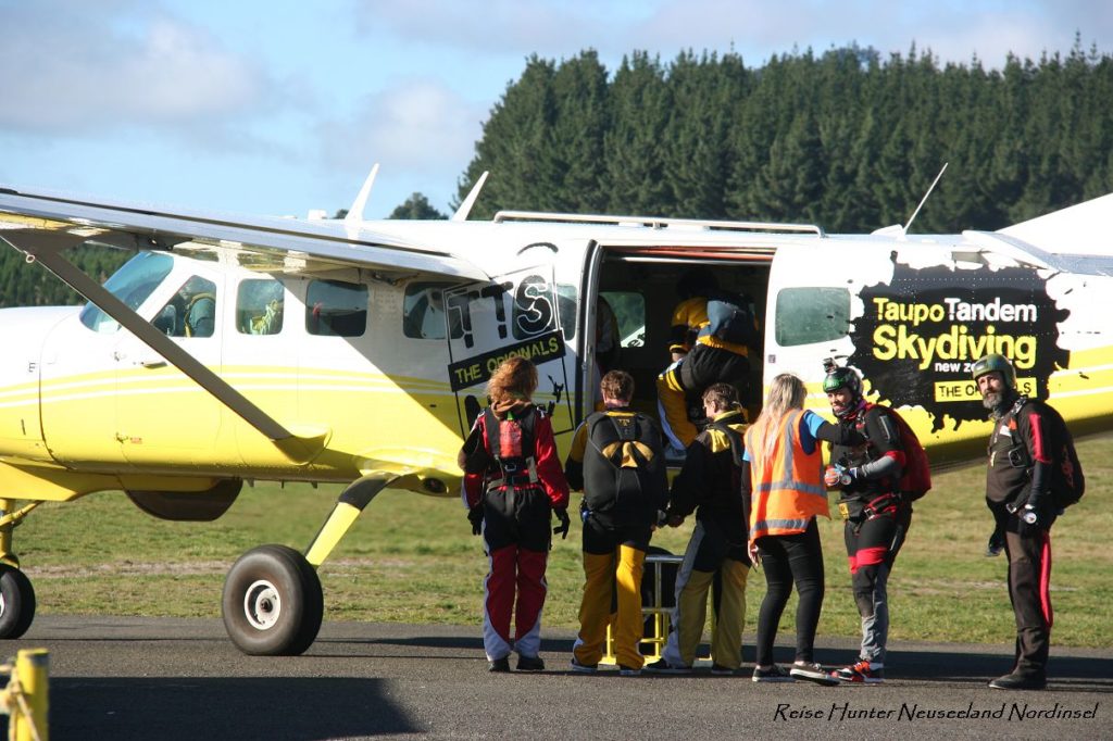 Reise Hunter Neuseeland Taupo Skydiving2