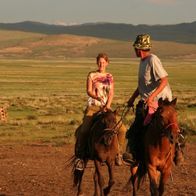 Reise Hunter Mongolei Judith reitet